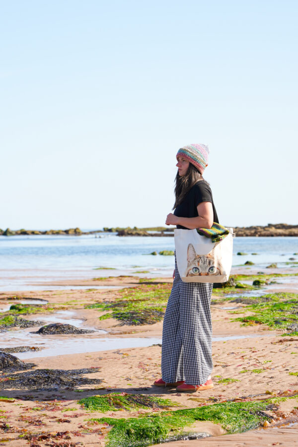 Peeping Nala Natural Canvas Bag - Image 7