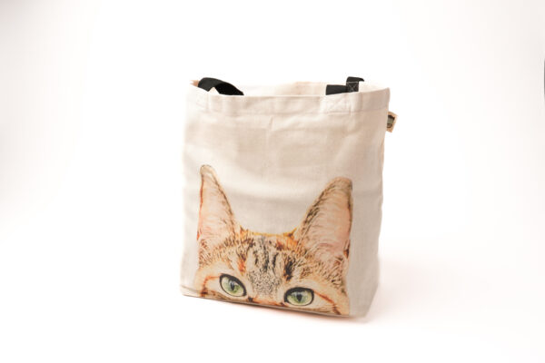 Peeping Nala Natural Canvas Bag - Image 3