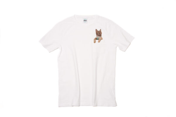 White Peeping Nala Unisex T-shirt - Image 2