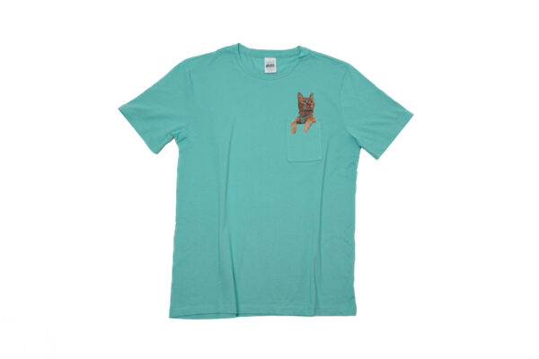 Teal Peeping Nala Unisex T-shirt - Image 2