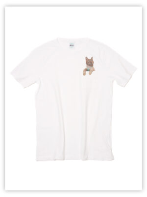 White Peeping Nala Unisex T-shirt