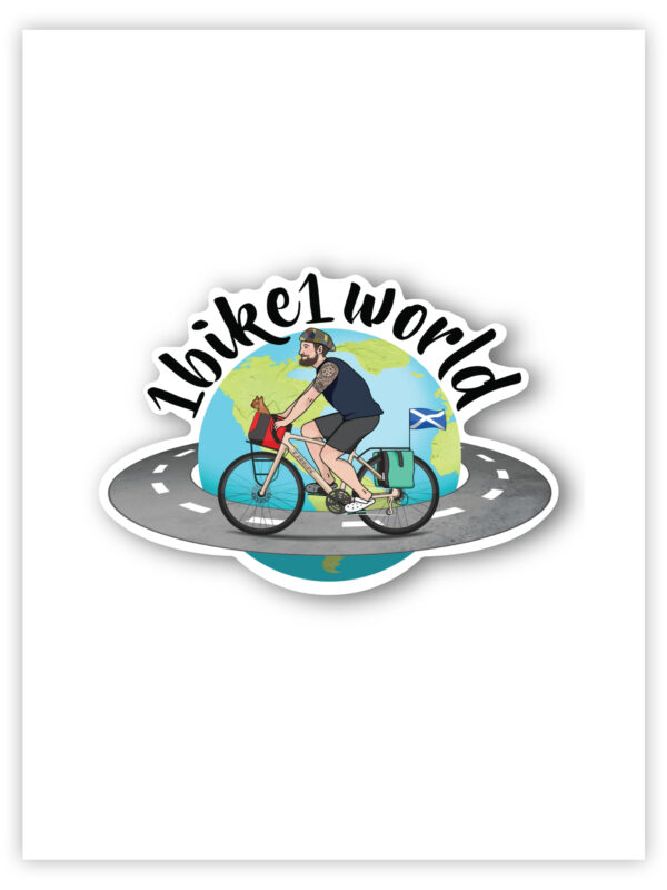 1bike1world Sticker
