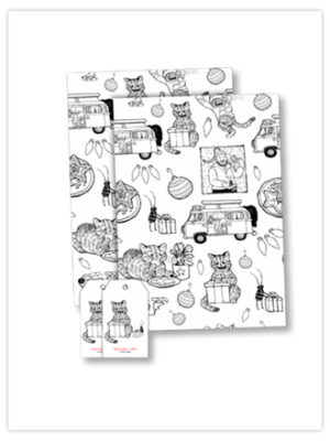 Dean & Nala + Vinny Wrapping Paper Sheets