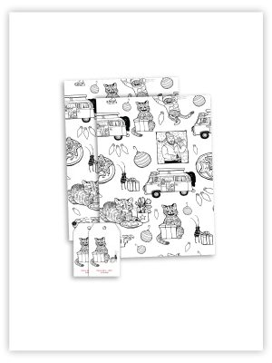 Dean & Nala + Vinny Wrapping Paper Sheets